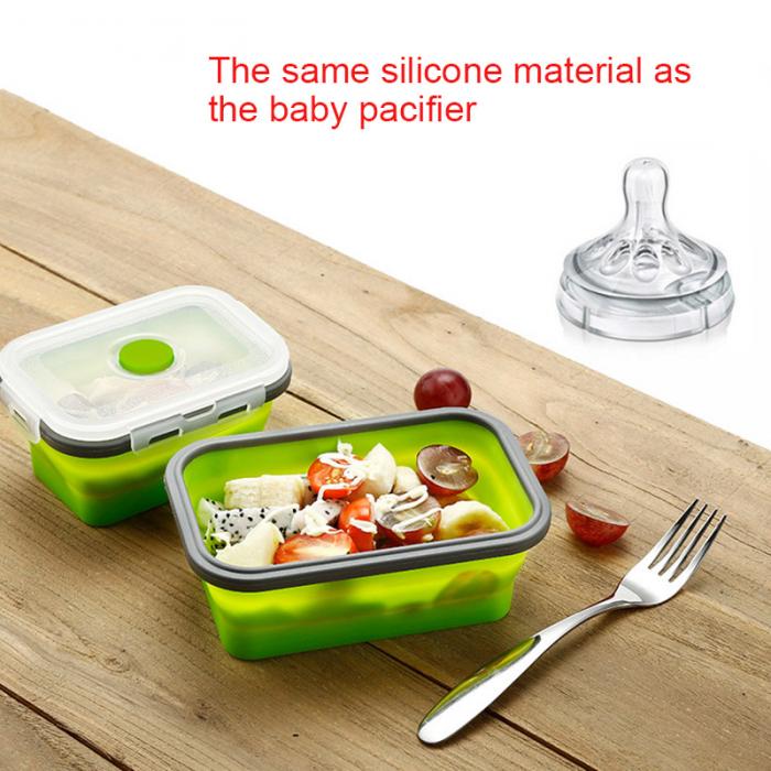 ACEBON Kotak Makan Foldable Healthy Bento Lunch Box Eco Friendly 800ml